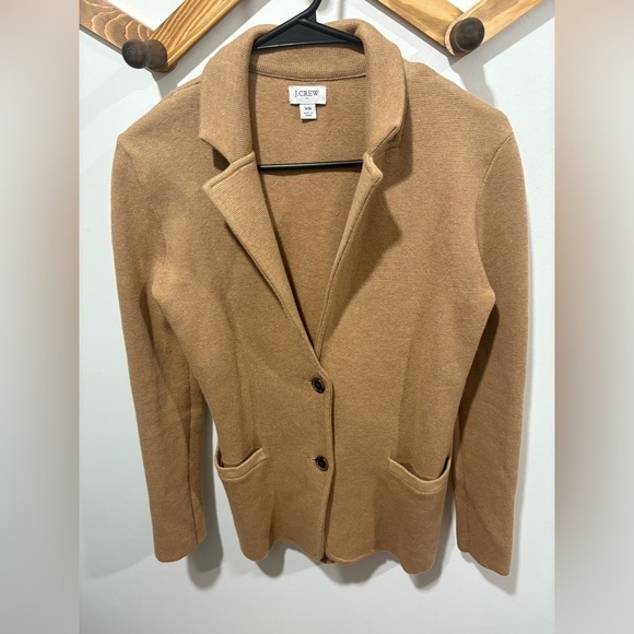 J. Crew Jackets & Blazers - J. Crew Women's Camel Sweater Blazer
